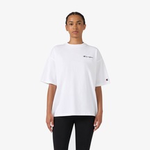 Champion Ss Kadın Beyaz T-shirt 118850 2800324