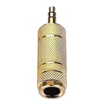 Altın 3.5 Mm Erkek Jack 6.3 Mm Gitar Jack Çevirici 1 Adet