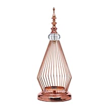 Vitale Prizma Dekoratif Mumluk Bronz 15x14x37 Cm Ak.je0069