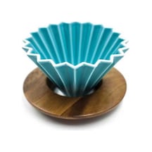 Epinox Ahşap Standlı Dripper Turkuaz