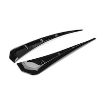 Universal Honda Tipi Çamurluk Rüzgarlığı Piano Black / Dahı40