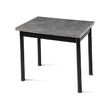 Smart Yandan Açılır Mutfak Masası 60x90cm Siyah Mermer Smart Yandan Açılır Mutfak Masası 60x90cm Siyah Mermer