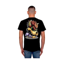 Super Mario Bölüm Sonu Canavarı Mantar Mushroom Tişört Unisex T-shirt 001