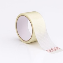 27kids Enine Boyuna Lifli Tamir Bandı 48mm X 10mt Şeffaf Ultra Güçlü Yapışkan Onarım Ve İzolasyon Bandı Açık Bej