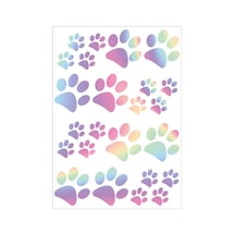 A4 Sticker 150 Tek Paket Çoklu Sticker Pati Hologram Standart