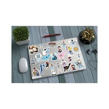 Laptop Ve Tablet İçin Messi Sticker Seti - Yaratıcı Tasarım Abanoz