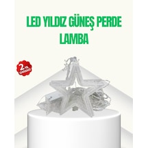 Yıldız Figürlü Perde Peri Led 3x3 Metre Dekoratif Işık