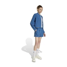 Adidas Z.n.e. Baby Kadın Mavi Yuvarlak Yaka Tişört Mavi