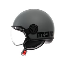 Momodesign Fgtr Classic Mono Matt Grey Black Açık Kask Renkli