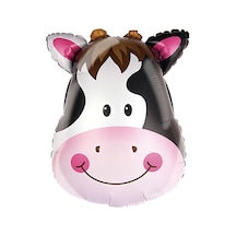 Sevimli Hayvanlar Inek Folyo Balon 45 CM