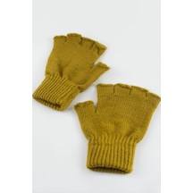 Unisex Ucu Kesik Yün Eldiven 305720 Fıstık Yeşili