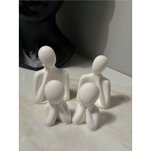 Bernami Mumluk Şamdanpinterest Dekoratif Iki Çocuklu Aile Obje Biblo Heykel Beton Bautinqstoretikiçocuk Diğer