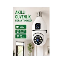 Kullanışlı Wifi Ampul Güvenlik Kamerası 1080p Full Hd Gece Görüşlü Ve Hareket Algılamalı