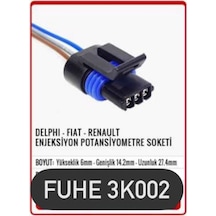Fhe 3k002 Delphı / 12162182- Fıat Renault Uyumlu Enjeksiyon Potansiyemetre Soketi