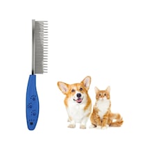 Tüy Açıcı Kedi Köpek Tarağı Tek Taraflı Metal Dişli Evcil Hayvan