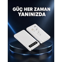 Mey İthalat Kamp Ve Seyahat İçin 20.000mah Led Işıklı Hızlı Şarj Powerbank Yeni Nesil Diğer