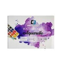 Alex Schoeller Aquarelle Sulu Boya Defteri 300gr 35x50cm 12yp Spiralli Alx-926