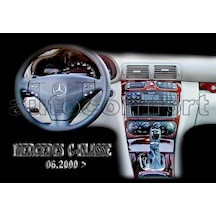 Mercedes C Klasse Konsol/Maun Kaplama 2000+ 16.Prç (523352223)