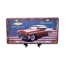 Dekoratif 3D Metal Plaka 1956 Belair Chevrolet