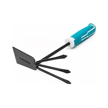 Tr Hobi Bahçe Çapası 29 Cm Toprak Kazma Çapalama El Aleti Metal Başlıklı Plasttik Saplı Mini El Çapası