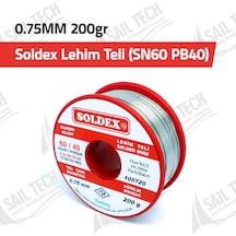 Soldex Lehim Teli 0.75Mm 200Gr Sn60 Pb40