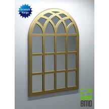 Dekoratif Duvar Aynası 100X70 Altın