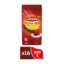 Lipton Extra Dem Siyah Dökme Çay 16 x 500 G
