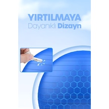 65 Cm Pilates Topu Ve Pompa Seti 155-170 Cm Boy İçin Uygun Dayanıklı Anti-slip Mavi
