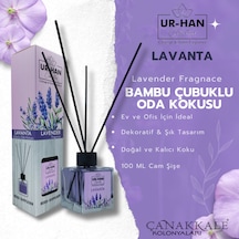 Lavanta Bambu Çubuklu Oda Kokusu 100 Ml Cam Şişe