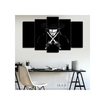 V For Vendetta - 5 Parçalı Tablo Görsel - 702504273 Görsel