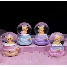 Pokemon Işıklı Kar Küresi 9 Cm Alk3399 Standart