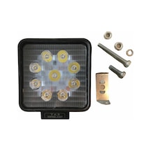 9 Ledli Kare 12 V-80v Motosiklet Farı