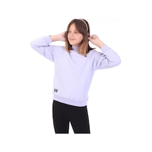 Toontoy Kız Çocuk Nakışlı Sweatshirt Koyu Mavi