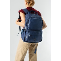 Ultra Hafif Çok Cepli Su Geçirmez Sırt Çantası Unisex Lacivert Model: 571-2h