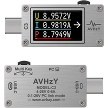 Avhzy C3 Usb 3.1 Type C Dijital Akım Test Cihazı