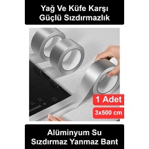Alüminyumbant Alüminyum Su Sızdırmaz Yanmaz Bant Kendinden Yapışkanlı Mutfak Ocak Kenarı Lavabo Tez