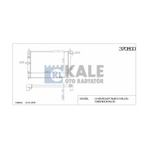 Opel Motor Su Radyator Brazıng Astra F Klima Harıc X14xe X16xel - Kale 370800