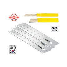 Maket Bıçağı Yedek Ağzı Geniş 18 Mm 100 Adet