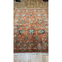 El Dokuma Afghan Halısı Turuncu