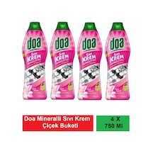 Sıvı Krem Mineralli Çiçek Buketi 750 Ml Vegan X 4 Adet - 760548336 Diğer