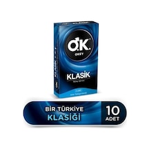 Okey Klasik Prezervatif  10'lu