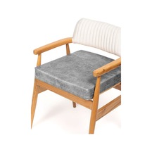 50x50x8cm Sandalye Minderi Dayanaklı Fermuarlı Yıkanabilir Kumaş Bahçe-balkon Minderi 1adet Mavi