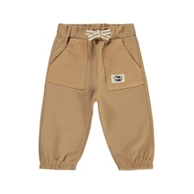 Civil Baby Etiketli Basic 6-18 Ay Eşofman Altı - Kahverengi Camel