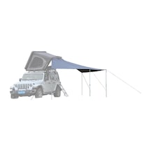 Wild Land 6-8 Kişilik Dikdörtgen Tarp Kamp Brandası Siyah