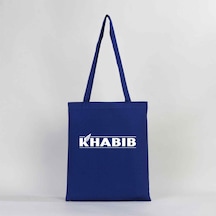 Khabib Logotype Mavi Gabardin Bez Çanta
