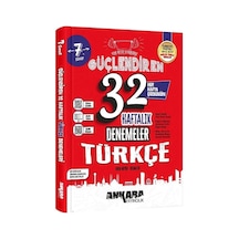 2027 Ankara Yayıncılık 7. Sınıf Türkçe 32 Hafta Güçlendiren Denemeleri