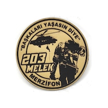203 Melek Filo "başkaları Yaşasın Diye" Deri Peç- Arma - Patch Çok Renkli