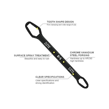 Universal Anahtarı Çift Kafalı Çok Fonksiyonlu 6-22mm