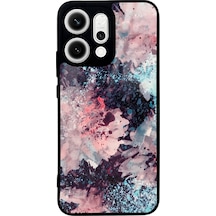 Oppo Reno 14 Renk Patlaması Tasarımlı Glossy Telefon Kılıfı Çok Renkli