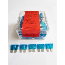 15 Amper Yassı Bıçak Sigorta 100,lü Paket